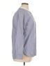 Unbranded 100% Cotton Stripes Gray Long Sleeve Blouse Size XL - photo 4