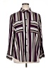 Chico's Stripes Purple Long Sleeve Blouse Size XL (3) - photo 1
