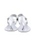 Silent D White Silver Sandals Size EU 40 - photo 2