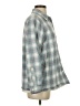 L.L.Bean Plaid Teal Long Sleeve Blouse Size XS - photo 4