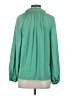 Kobi Halperin 100% Polyester Solid Green Long Sleeve Blouse Size XS - photo 2