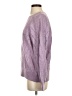 MNG Chevron-herringbone Purple Pullover Sweater Size XS - photo 5