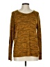 Sweet Wanderer Metallic Gold Pullover Sweater Size L - photo 1