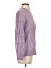 MNG Chevron-herringbone Purple Pullover Sweater Size XS - photo 4