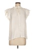 CATHERINE Catherine Malandrino 100% Polyester Ivory Sleeveless Blouse Size M - photo 1