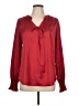Zaful Burgundy Long Sleeve Blouse Size L - photo 1