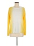 Fever 100% Acrylic Color Block Yellow Pullover Sweater Size M - photo 1