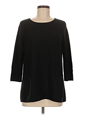 Joan Vass Pullover Sweater (view 1)