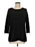 Joan Vass 100% Cotton Black Pullover Sweater Size 6 (1) - photo 1