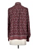 Max Studio 100% Polyester Burgundy Long Sleeve Blouse Size XS - photo 2