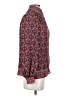 Max Studio 100% Polyester Burgundy Long Sleeve Blouse Size XS - photo 4