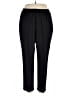 Alfred Dunner 100% Polyester Solid Black Casual Pants Size 18 - photo 1