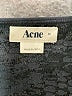 Acne 100% Viscose Black Gray Long Sleeve Top Size M - photo 10