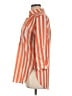 Xtaren 100% Polyester Stripes Orange 3/4 Sleeve Blouse Size L - photo 5