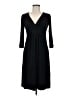 Boden Solid Black Casual Dress Size 6 - photo 1