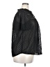 Perch by Blu Pepper 100% Polyester Black Short Sleeve Blouse Size 2X - photo 4