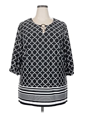 Tacera 3/4 Sleeve Blouse (view 1)