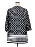Tacera Black 3/4 Sleeve Blouse Size 2X - photo 2