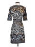 BCBGMAXAZRIA Print Gray Casual Dress Size XS - photo 2