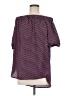 MICHAEL Michael Kors Polka Dots Purple Short Sleeve Blouse Size M - photo 1