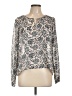 Aeropostale 100% Polyester Ivory Long Sleeve Blouse Size L - photo 1