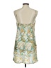 Forever 21 Graphic Teal Tan Cocktail Dress Size M - photo 2