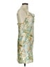 Forever 21 Graphic Teal Tan Cocktail Dress Size M - photo 4