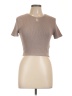 Zara Tan Short Sleeve Turtleneck Size L - photo 1