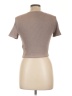 Zara Tan Short Sleeve Turtleneck Size L - photo 2