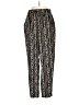 A. Byer Print Black Casual Pants Size S - photo 1