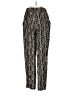 A. Byer Print Black Casual Pants Size S - photo 2