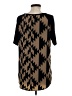 Daytrip 100% Polyester Brown Black Short Sleeve Blouse Size S - photo 2