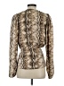 Ronny Kobo 100% Polyester Tan Long Sleeve Blouse Size S - photo 2