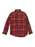 Next 100% Cotton Plaid Red Long Sleeve Button-Down Shirt Size 7 - photo 1