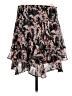 A.L.C. Floral Black Silk Skirt Size 6 - photo 2