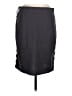 Marciano 100% Silk Stripes Gray Ivory Silk Skirt Size 6 - photo 2