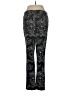 Chico's Paisley Black Casual Pants Size Med (1) - photo 2