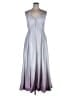 B. Smart Metallic Silver Cocktail Dress Size 19 - photo 1