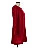 American Apparel Solid Red Casual Dress Size M - photo 4