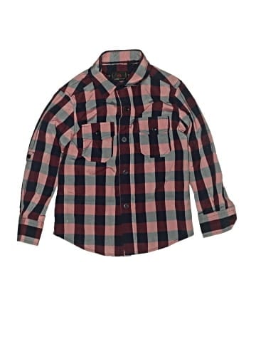 Swiss Cross Long Sleeve Button-Down Shirt (view 1)