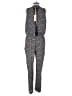 Rebecca Taylor Print Gray Black Jumpsuit Size 10 - photo 2