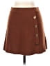 Zara Solid Brown Casual Skirt Size S - photo 1