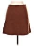 Zara Solid Brown Casual Skirt Size S - photo 2