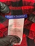 Matt's Scooter 100% Cotton Plaid Red Long Sleeve Button-Down Shirt 12-18 MO / 18 MO - photo 3