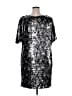 R&M Richards 100% Polyester Silver Cocktail Dress Size 18W - photo 2