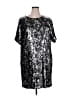 R&M Richards 100% Polyester Silver Cocktail Dress Size 18W - photo 1