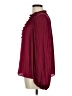 Intermix 100% Polyester Burgundy Long Sleeve Blouse Size M - photo 5