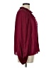 Intermix 100% Polyester Burgundy Long Sleeve Blouse Size M - photo 4