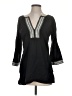 Athleta 100% Cotton Black 3/4 Sleeve Blouse Size XS - photo 1
