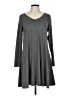 Tiana B. Solid Gray Casual Dress Size L - photo 1